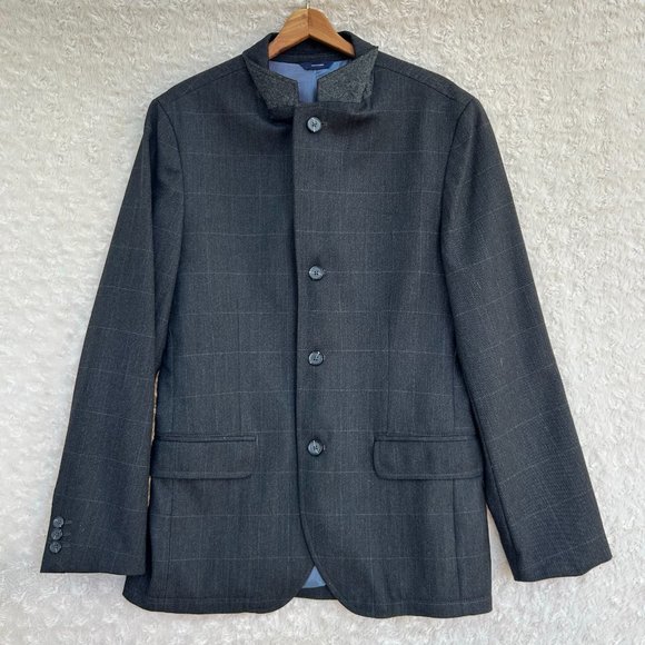 Gap Men's 3 Button Sports Coat Blue Size 38S - Picture 2 of 8